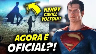 AGORA CONFIRMOU!! HENRY CAVILL GRAVOU CENA PÓS CRÉDITOS - SUPERMAN DE VOLTA! || DCEU