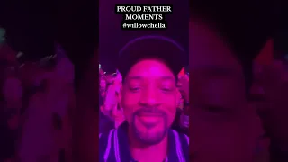 Will Smith CRIES at Coachella: During Willow Smith's Performance #willsmith #shorts #willowsmith