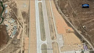 Satellite View of World Longest Airport Runway | Qamdo Bamda Airport China | Google Earth