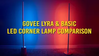 Govee Lyra & Basic Corner Floor LED Smart Lamp Comparison