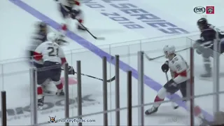 MacKenzie Weegar vs Brendan Lemieux Nov 2, 2018