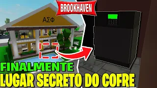 LUGAR ONDE FICA O COFRE DA CASA DE FRATERNIDADE NO BROOKHAVEN ROBLOX