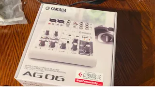 Unboxing Yamaha AG06 Interface/Mixer for Music making #YamahaAG06