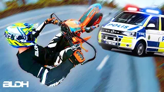 Getting caught up by POLICE! (Wheelie) | Supermoto Sunday 2021 | BLDH