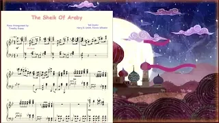 The Sheik Of Araby - (Rudolph Valentino)  Piano Solo Arrangement