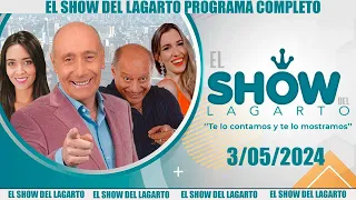 El Show del Lagarto en directo 3 de mayo de 2024