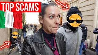 5 BIGGEST SCAMS & TOURIS TRAPS in ITALY: Be Careful In Italian Capital Rome!