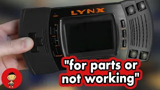 Full refurb on a BROKEN Atari Lynx. Can we fix it?