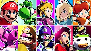 Mario Strikers: Battle League - All Characters Animations (DLC Included)