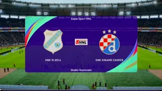 HNK Rijeka vs GHK Dinamo Zagreb | PES SHNL 23/24