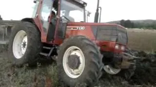 Fiatagri F130 con aratro Nardi bivomere