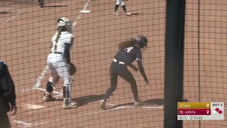 St. John's Softball vs UConn Game 2 Highlights