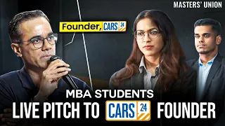 MBA Students Pitch Their Marketing Plans To @CARS24India  Founders | Drive To Thrive, EP1