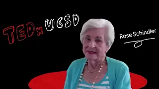 Surviving Auschwitz, you had to have guts. | Rose Schindler | TEDxUCSD