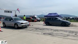 Audi A3 1.9 TDI vs VW GOLF 4 1.9 TDI drag race 1/4 mile 🚦🚗 - 4K