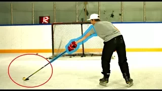 CROSBY ONE HANDED BACKHAND SHOT | Full Tutorial