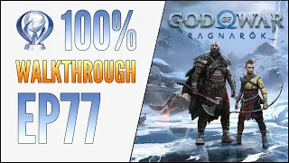 [EP77] God of War Ragnarok 100% Walkthrough - 2 Drekis