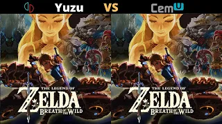 Yuzu (60FPS mod) vs cemu - The legend of Zelda breath of the wild- RTX 3060ti- core i5 9400F