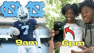 What a D1 OFFICIAL VISIT looks like | Christian Hamilton visits University of North Carolina