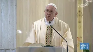 Papa Francesco, omelia a Santa Marta del 29 aprile 2020