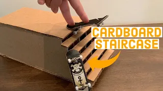 (DIY) Cardboard Fingerboard Staircase