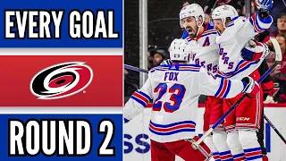 Every New York Rangers Goal vs Carolina Hurricanes Round 2 | 2024 Playoffs