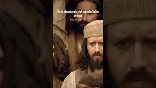 De la abundancia del corazón habla la boca. #shorts #jesus #dios #biblia #videoscristianos #cristo