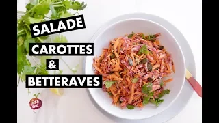 SALADE DE CAROTTES ET BETTERAVES RÂPÉE 🥗🥕salade santé petite bette