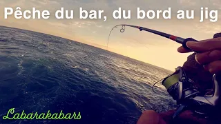 PÊCHE du BAR du BORD au JIG