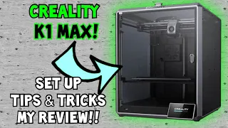 Creality K1 max review | My tips, tricks & more as we get a glimpse of the future of 3D printing!