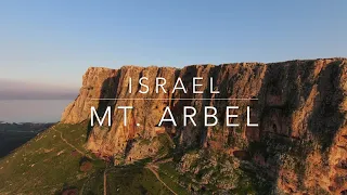 MT. ARBEL ISRAEL BEAUTIFUL 4K DRONE FOOTAGE