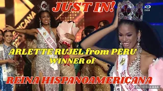 REINA HISPANOAMERICANA WINNER - ARLETTE RUJEL FROM PERU