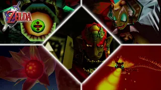 All Bosses - The Legend of Zelda: Ocarina of Time (N64)