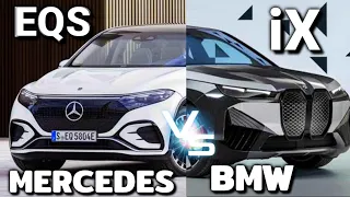 Mercedes EQS SUV Vs BMW iX SUV - Which One Is Best? (BMW iX Vs Mercedes EQS Review) Luxury EV