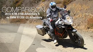 2014 KTM 1190 Adventure R vs. BMW R1200GS Part 2 - MotoUSA