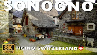 Sonogno Ticino Switzerland 8K