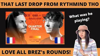 REACTION to Rythmind vs BreZ | GRAND BEATBOX BATTLE 2021: WORLD LEAGUE | Quarter Final + My Faves! 🔥