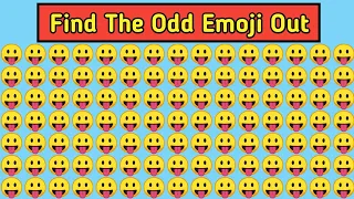 Find the odd emoji out |How good is your eyes|Emoji puzzle|