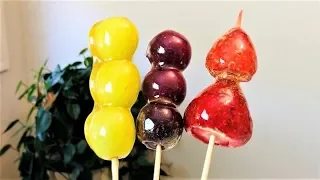 TANGHULU Easy Recipe | Crunchy Edible Glass Candy-Coated Fruits | How to make Candied Fruits