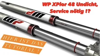 WP XPlor 48 Open Cartridge Gabel Service - Tutorial Deutsch KTM Husqvarna GasGas