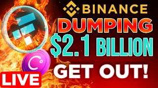 Binance Dumping $2.1 Billion FTX Tokens! The Next Celsius + LUNA Event?