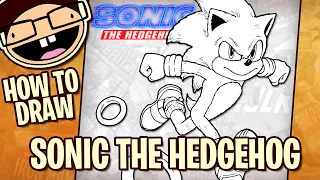 How to Draw SONIC (Sonic the Hedgehog) | Narrated Step-by-Step Tutorial