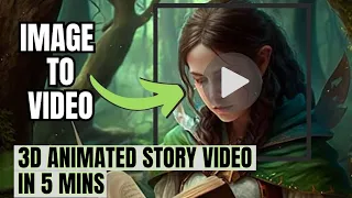 How to make 3D Animation Story Video with Free AI Tools in 5 Mins | Image to Video AI Free