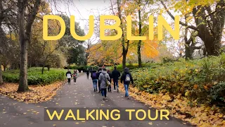 Dublin Ireland Walking Tour Autumn 🍂 2021