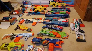 My Complete 2024 Nerf Gun Collection | 20+ NERF GUNS