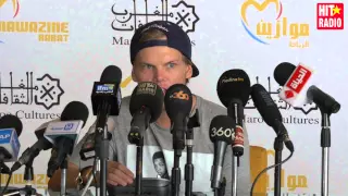 Conférence de presse avec Avicii à Mawazine 2015 sur HIT RADIO