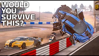 Would you Survive this Racing Crash? #4 | BeamNG.Drive