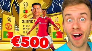 Ich habe 500€ in FIFA Packs investiert & _______ gezogen! 👀