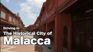 Driving in Malacca (Melaka), Malaysia [4K]