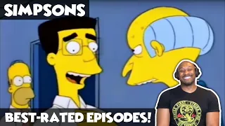 The Best Rated Simpsons Episodes Of All Time [REACTION!]